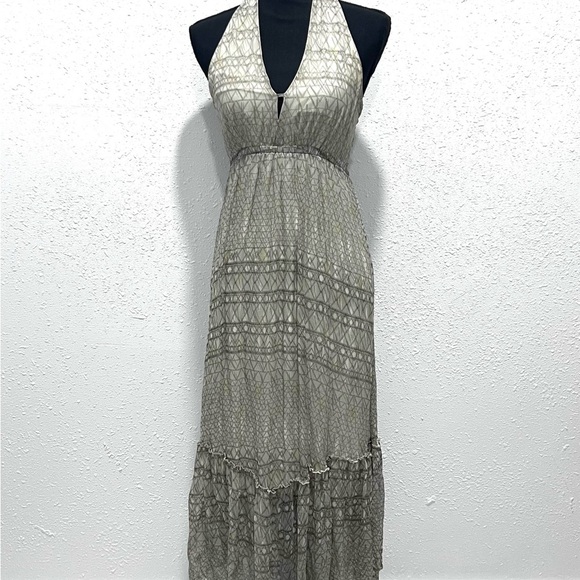 Twelfth Street by Cynthia Vincent Halter backless Midi Sundress S - Picture 2 of 10